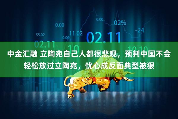 中金汇融 立陶宛自己人都很悲观，预判中国不会轻松放过立陶宛，忧心成反面典型被狠